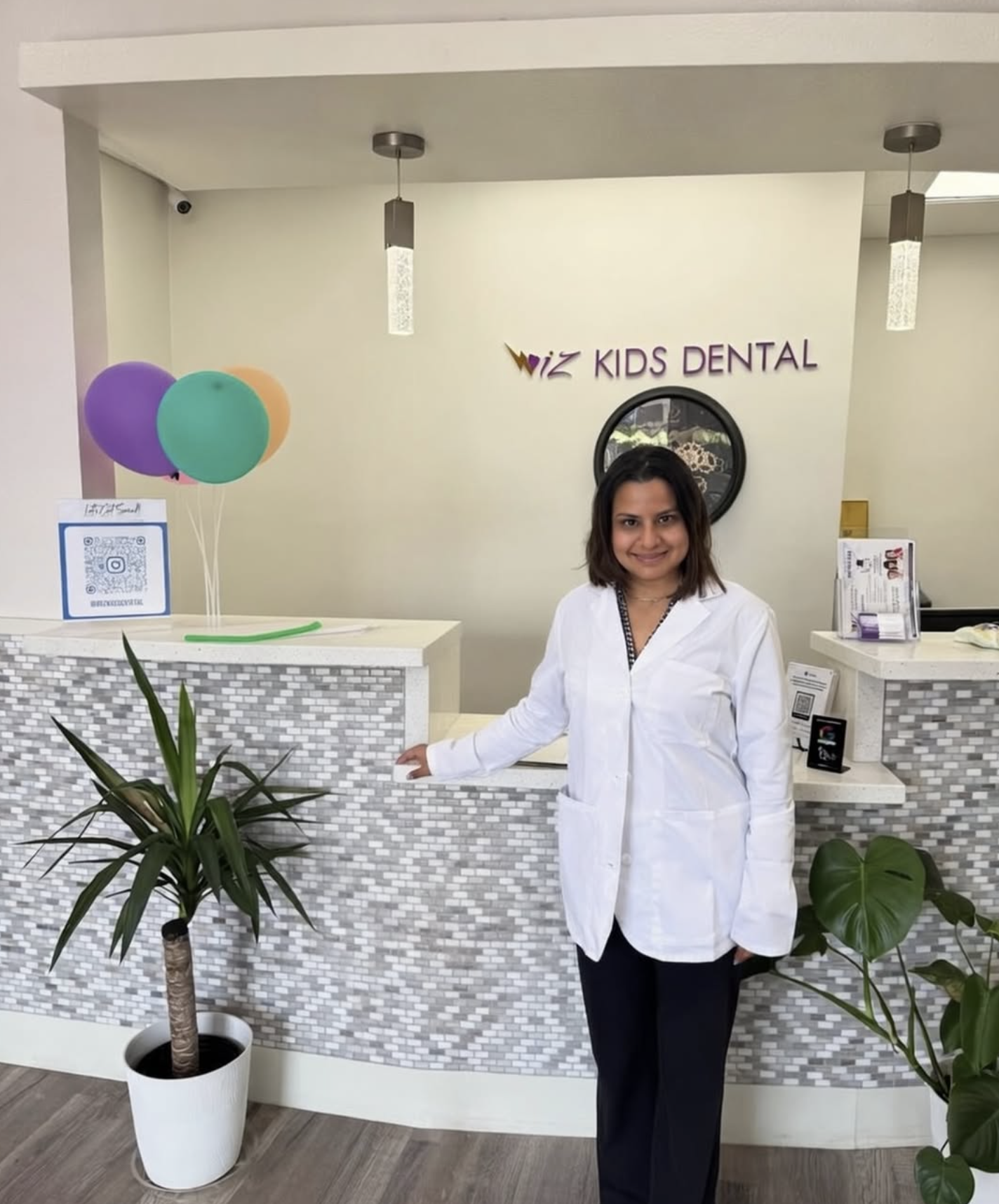 Aria AI live as the front-line receptionist for WizKids Dental practice in Southern California